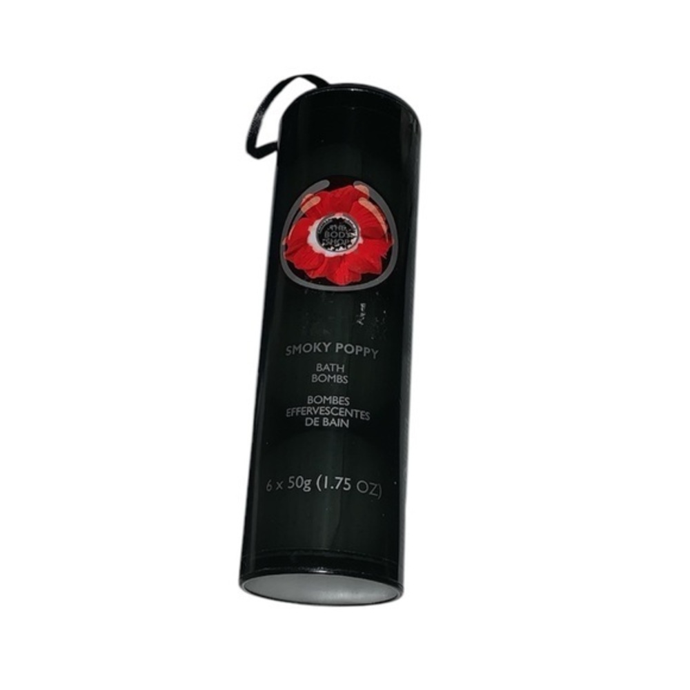 New Smoky Poppy Bath Bombs The Body Shop 6 X 1.75 Oz